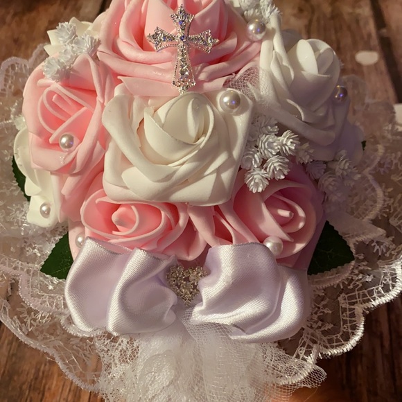 Girls fake bouquet for communion - Picture 7 of 7